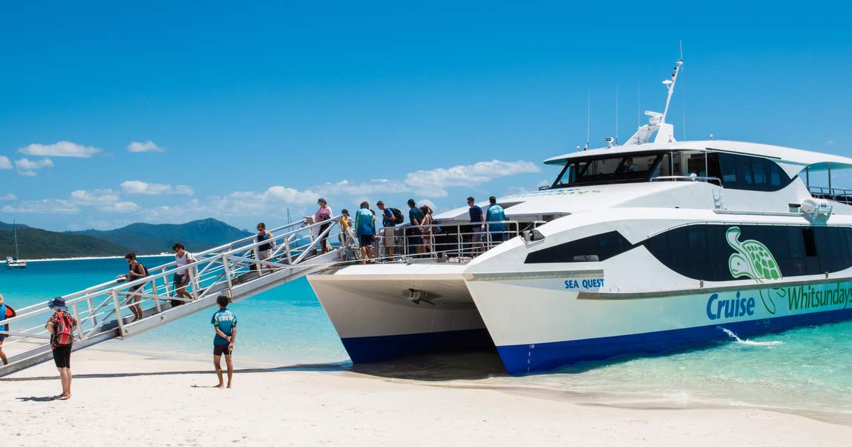 day trips from hamilton island | whitehaven beach and hill inlet