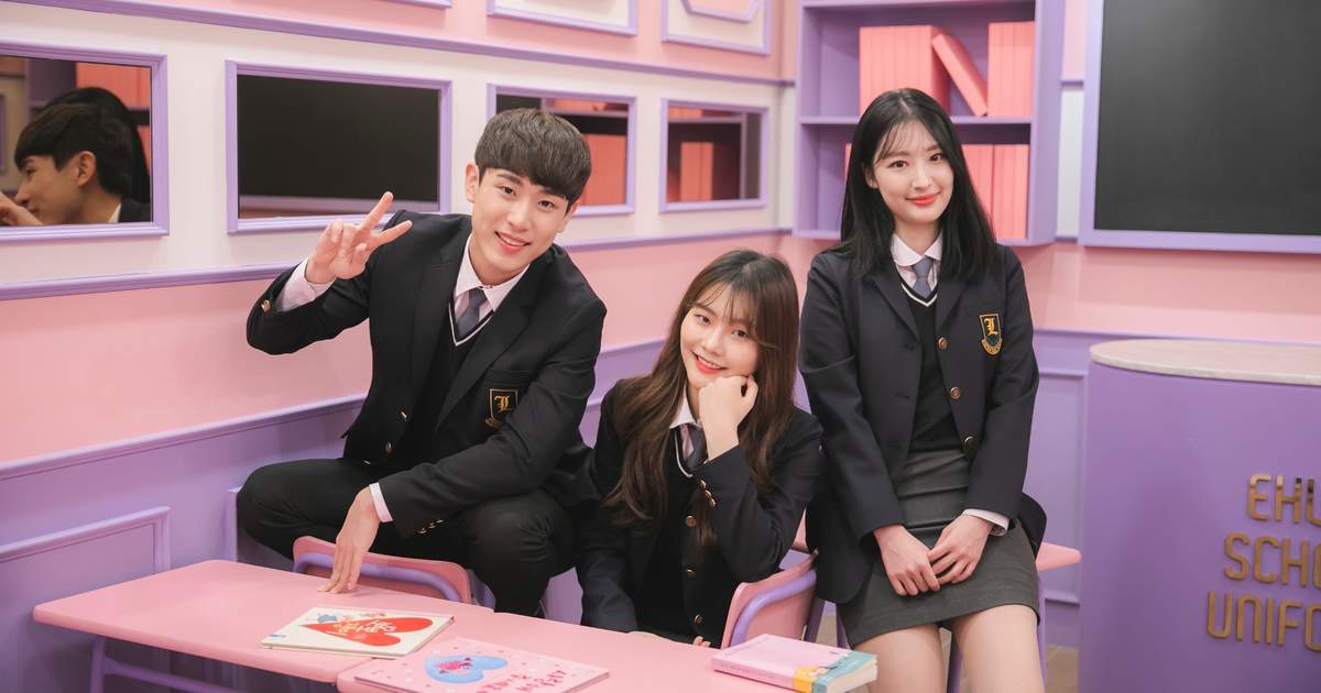 Kpop school umgepackt outfit