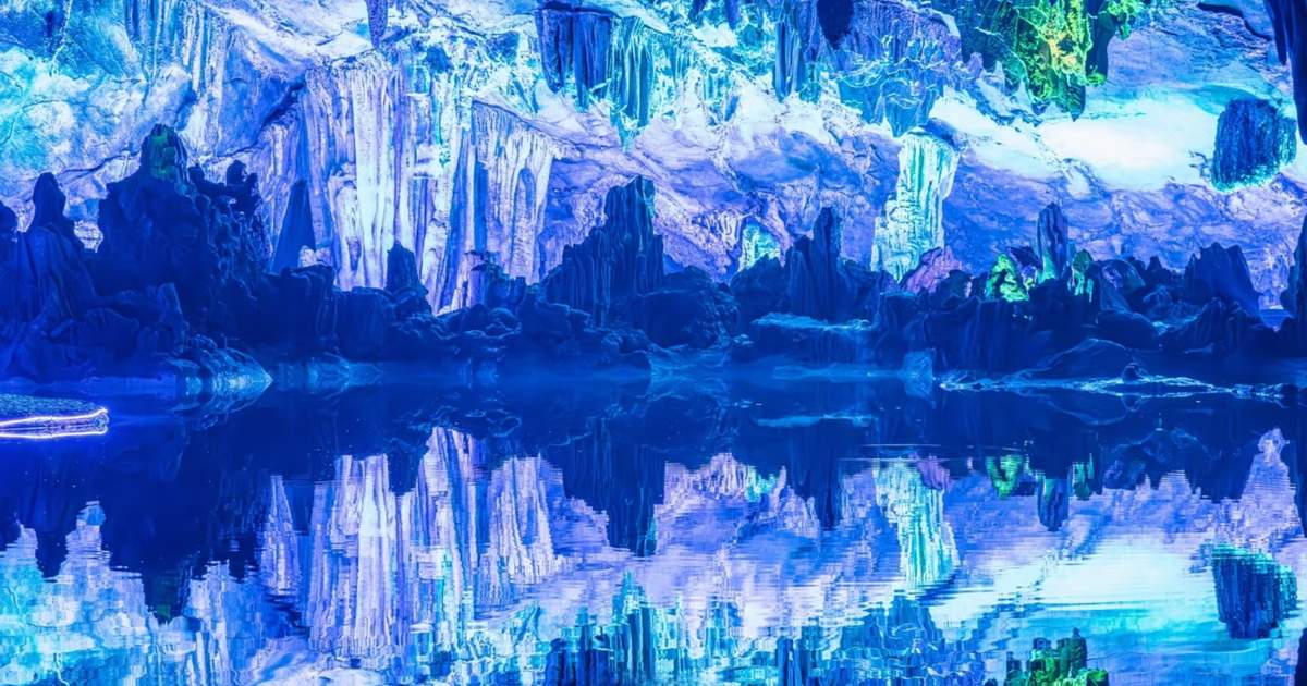 caving in china | reed flute cave
