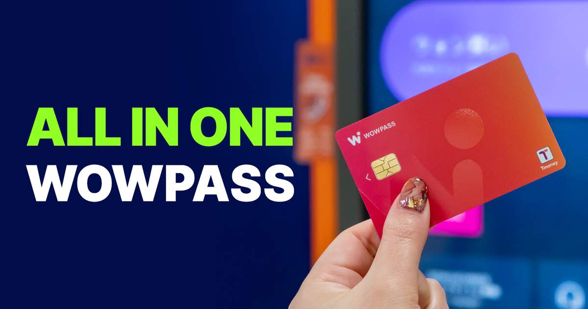 WOWPASS: Prepaid Debit Card & T-money & Currency Exchange - Klook