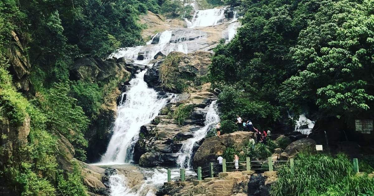 things to do in ella sri lanka | splash around in the ravana falls