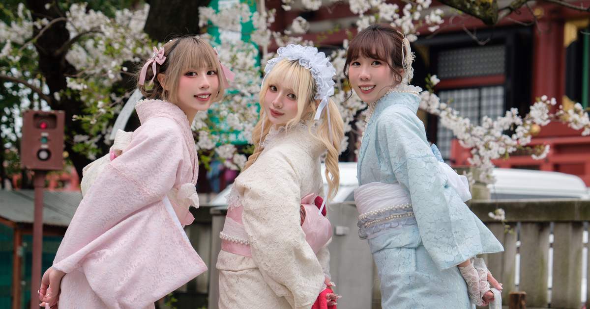 着物・浴衣 treat urself Treat vintage lace Yukata Treat ürself vintage lace Yukata ブルー - メルカリ