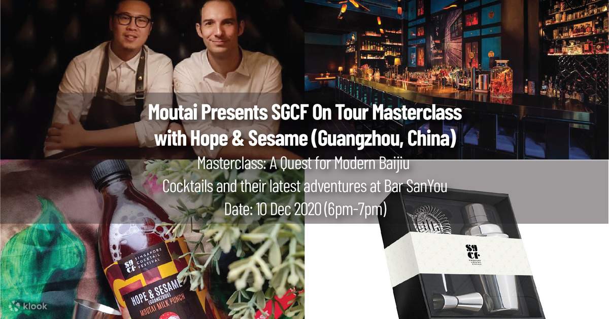 Singapore Cocktail Festival - SGCF on Tour: Virtual Cocktail Masterclasses  Pass - Klook Hong Kong