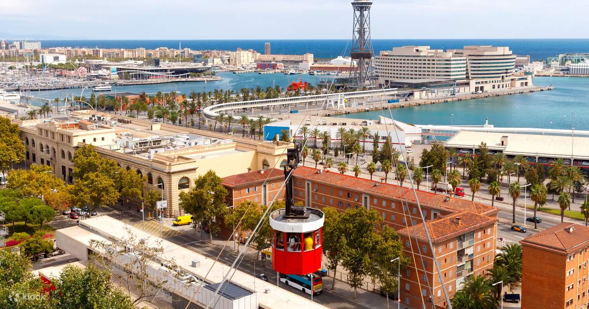 One-way cable car ticket from Montjuic Mountain in Barcelona - Klook
