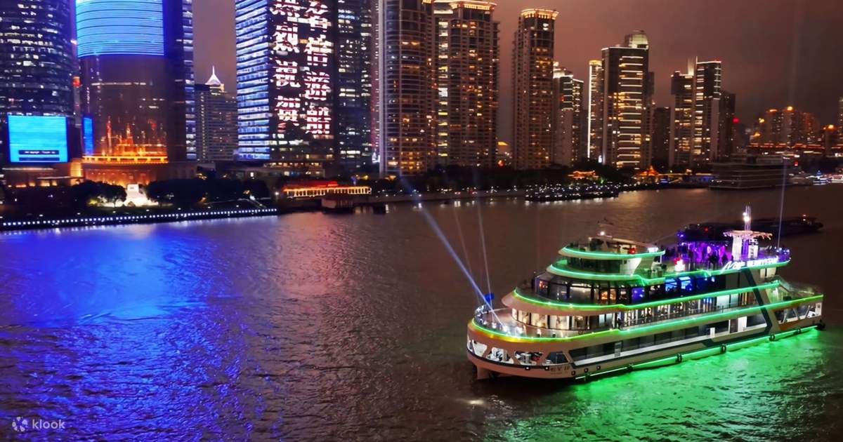 Huangpu River Night Cruise Ticket in Shanghai + Buffet Meal - Klook ...