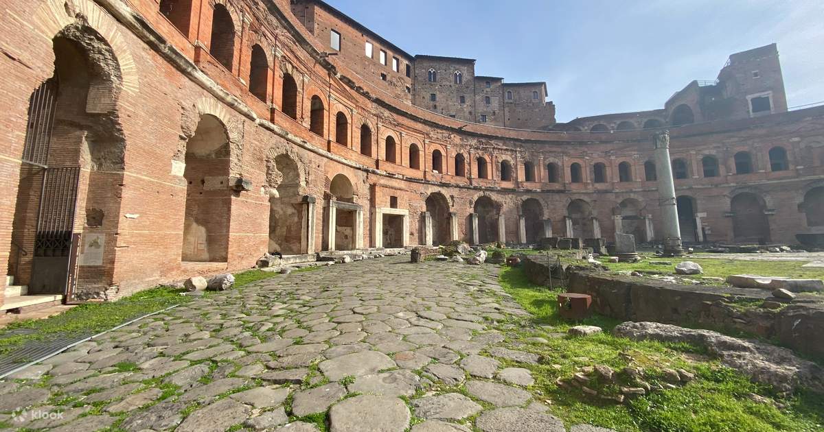フォーラムの古代ローマのマーケット予約済みのホスト型入り口