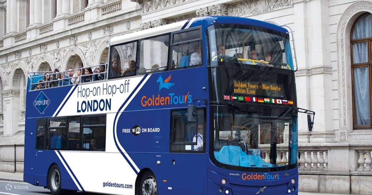 Golden Tours London Hop-On Hop-Off Open Top Sightseeing Bus, 48% OFF
