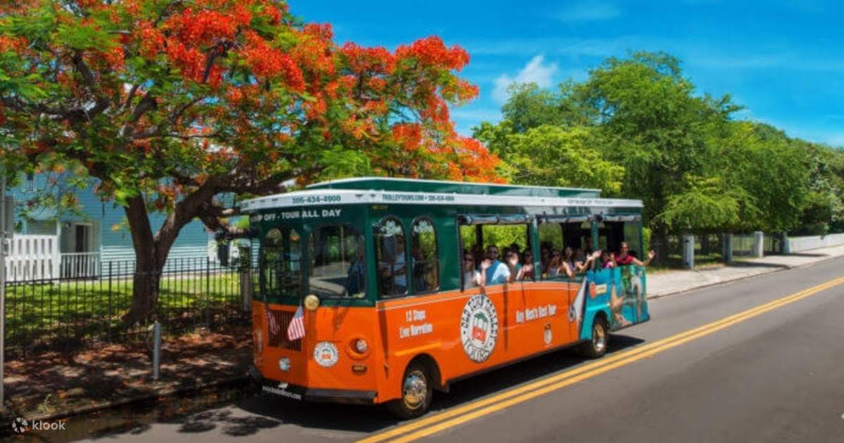 Key West Ride Service Key West Old Town Trolley Hop-On Hop-Off Tour - Klook