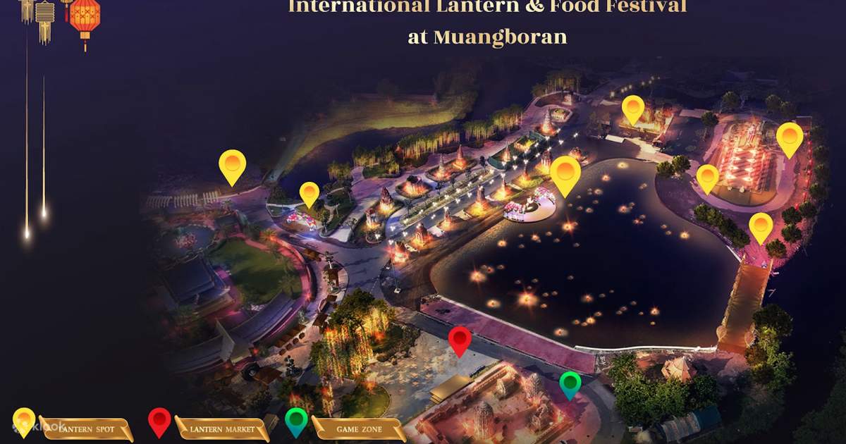 Thailand International Lantern & Food Festival at Muangboran Ticket - Klook