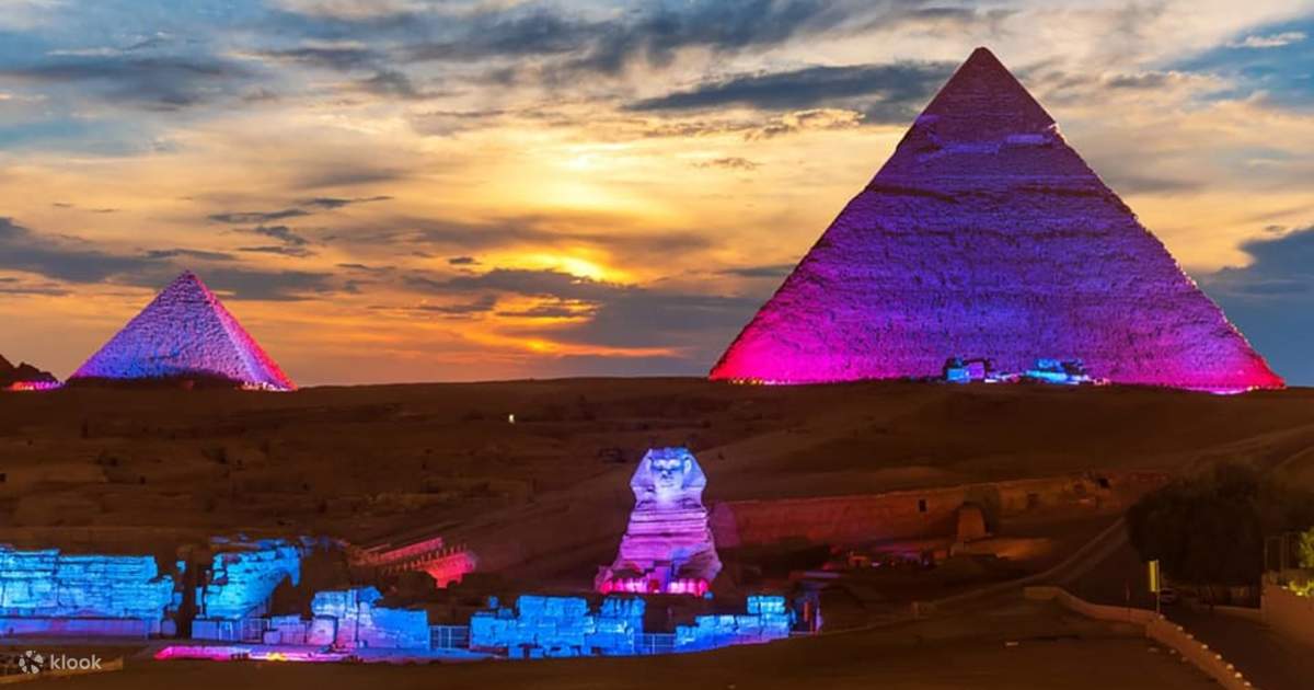 Cairo: Sound and light show with Dinner and Pyramids view - Klook ...