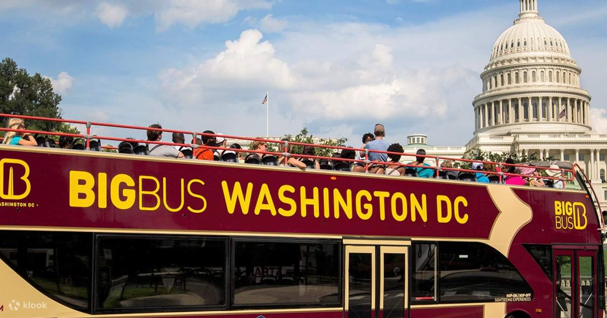 Lawatan Hop-On Hop-Off Bas Besar Washington DC (Terbuka-Atas) - Klook ...