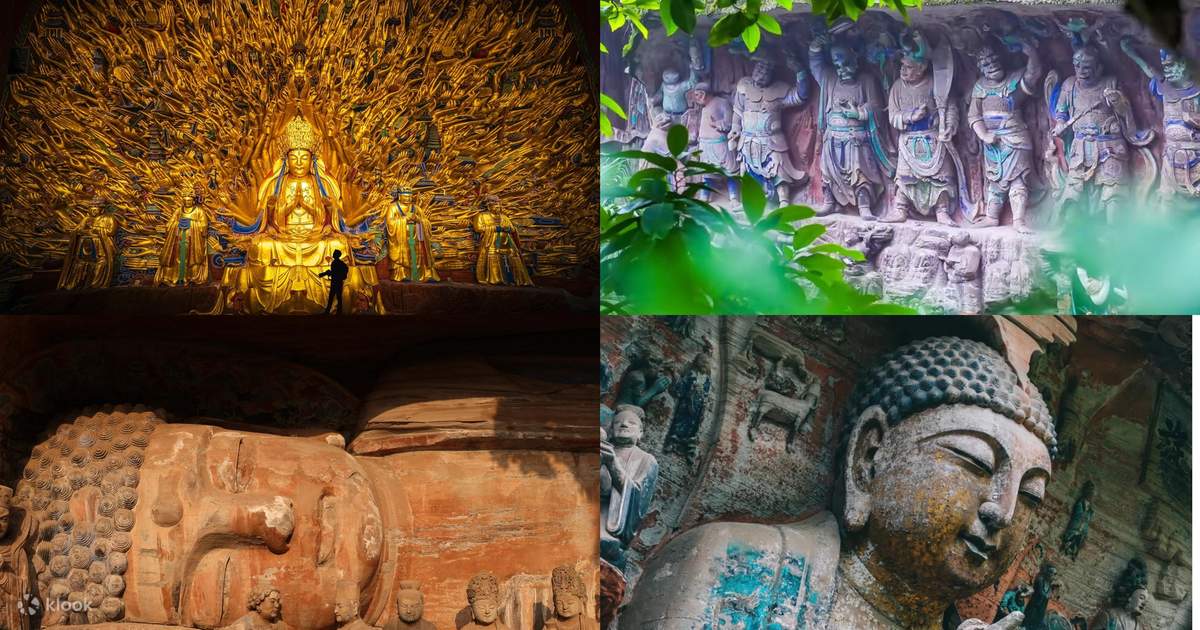 Tur Satu Hari Pahatan Batu Dazu Chongqing di Gunung Baoding (Pahatan ...