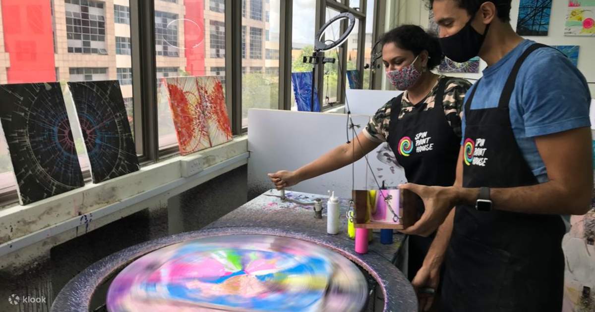 Express Yourself Through Iconic Spin Art At This Cool Paint Studio - Secret  Singapore