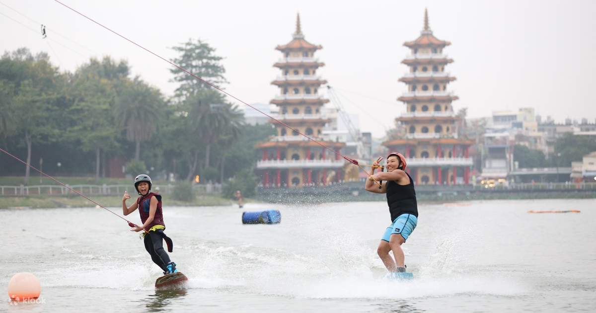 Kaohsiung: Lotus Pond Wake Park Cable Wakeboarding (Includes SUP Paddle  Boarding, Zip Slide, and Water Carpet) Klook Philippines - Main Image