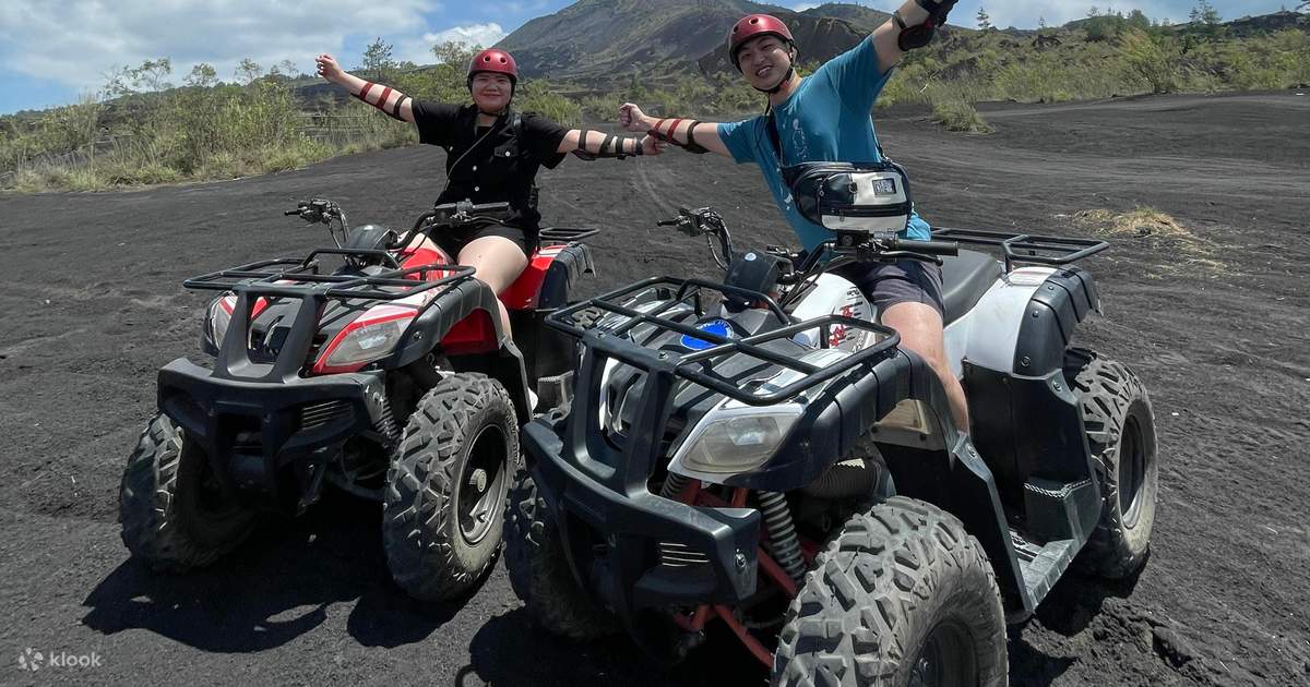 Goa Four Wheel Bike Riding Near Me Mount Batur Black Lava ATV Quad