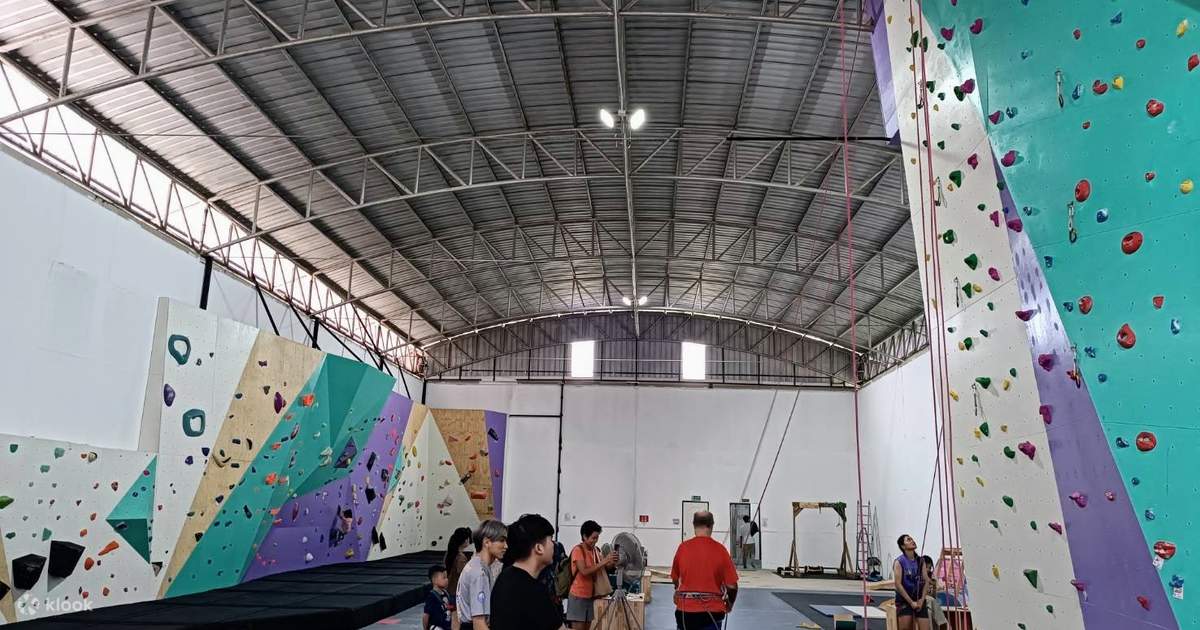 Indoor Rock Climbing Experience at Bean Cow Climbing Gym In Pattaya ...