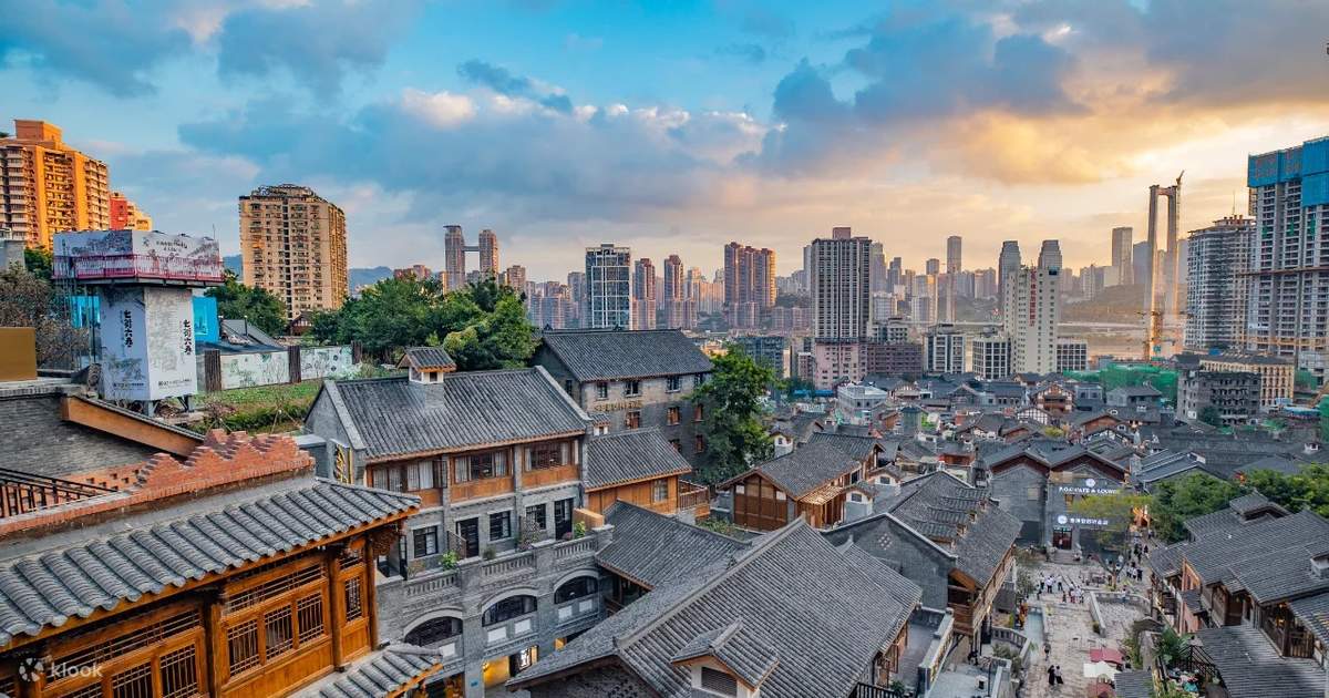 Khu vực phong cách truyền thống Shibati Trùng Khánh, Ciqikou, Hongyadong, Tuyến cáp treo sông Dương Tử, Tour tàu điện nhẹ Liziba trong ngày (Các điểm tham quan tùy chọn: Bảo tàng