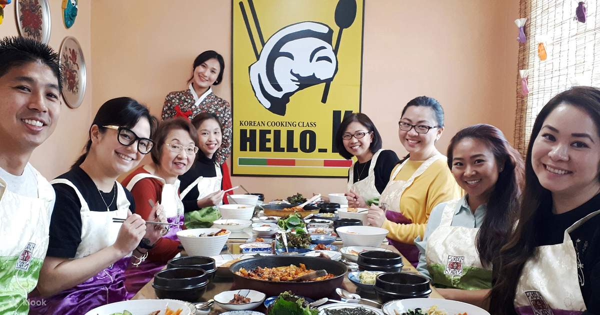Class　Full-Course　Experience　Seoul　Korean　Klook　Market　Cooking　Meal　Local　with　in
