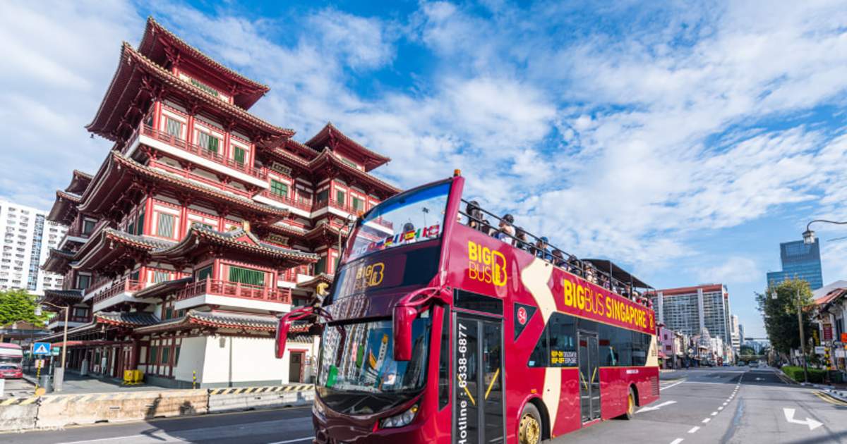 Big Bus Singapore Hop On Hop Off Tours (Open-Top) - Klook Philippines