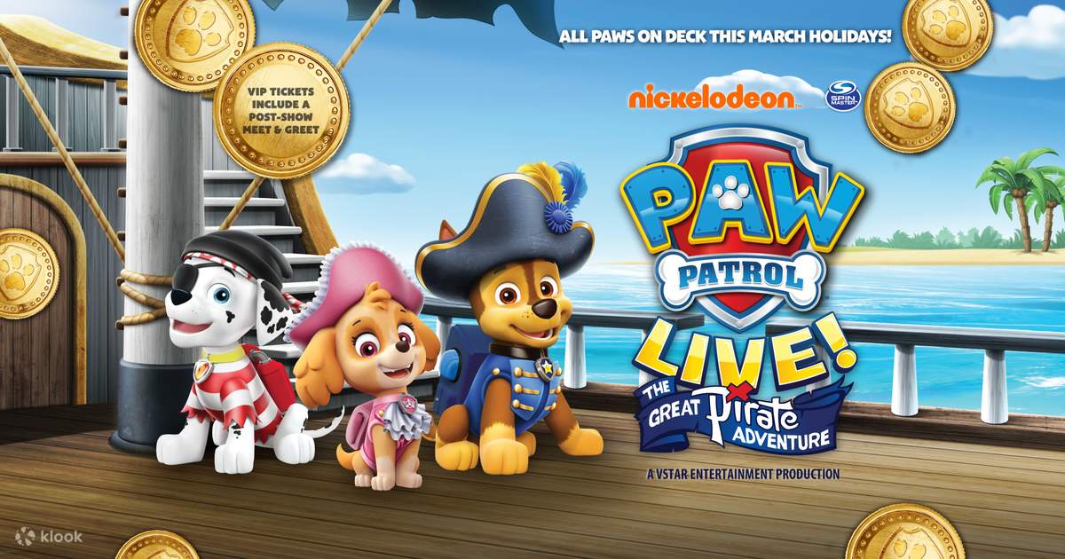 パウパトロールライブ！グレートパイレーツアドベンチャー」入場