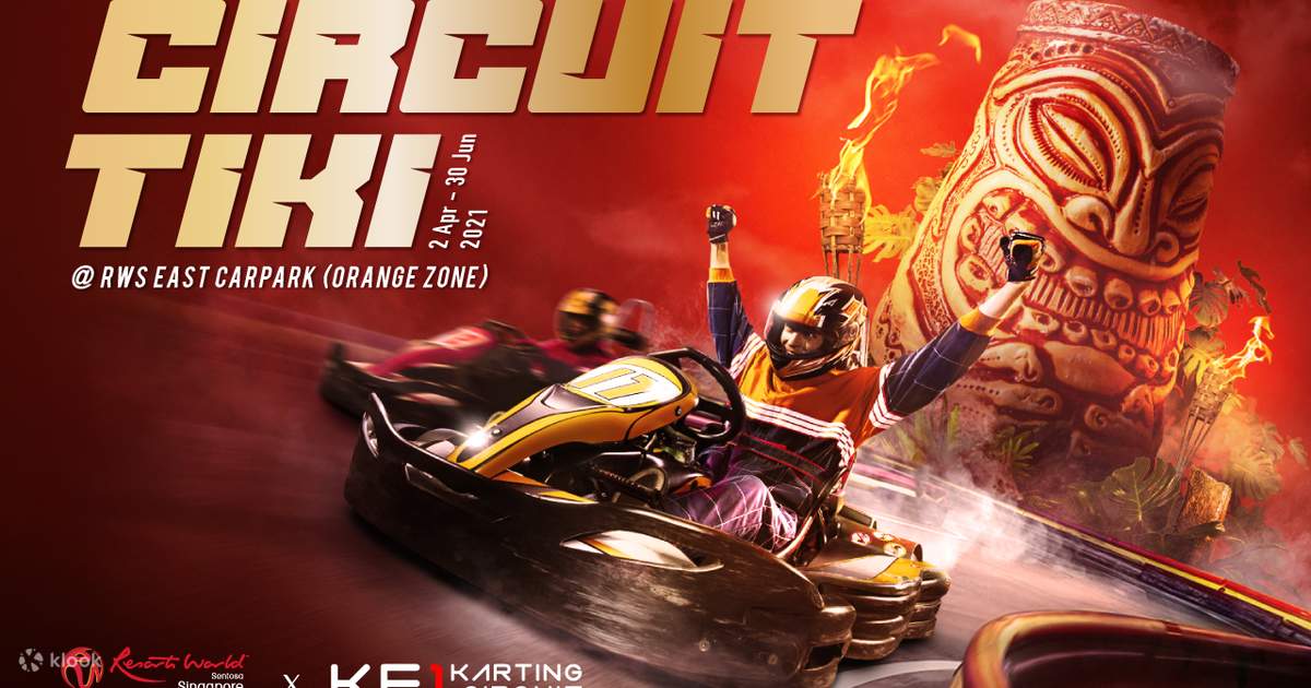 1 Day Circuit Tiki KF1 Go Kart Ticket in Singapore (Direct Entry