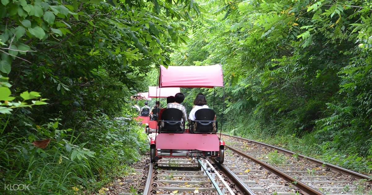 Gangchon Rail Bike Experience Gyeonggang Station Course Klook Singapore