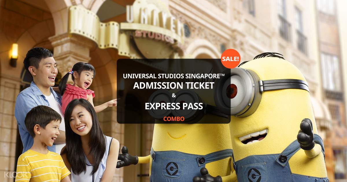 Universal Studios Singapore Admission Ticket And Express Pass Combo Package Klook Singapore