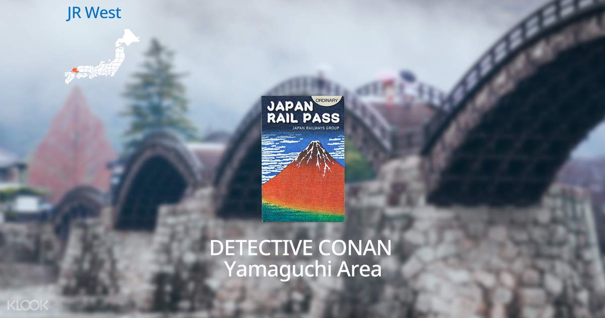 3 Day Detective Conan Yamaguchi Japan Rail Pass