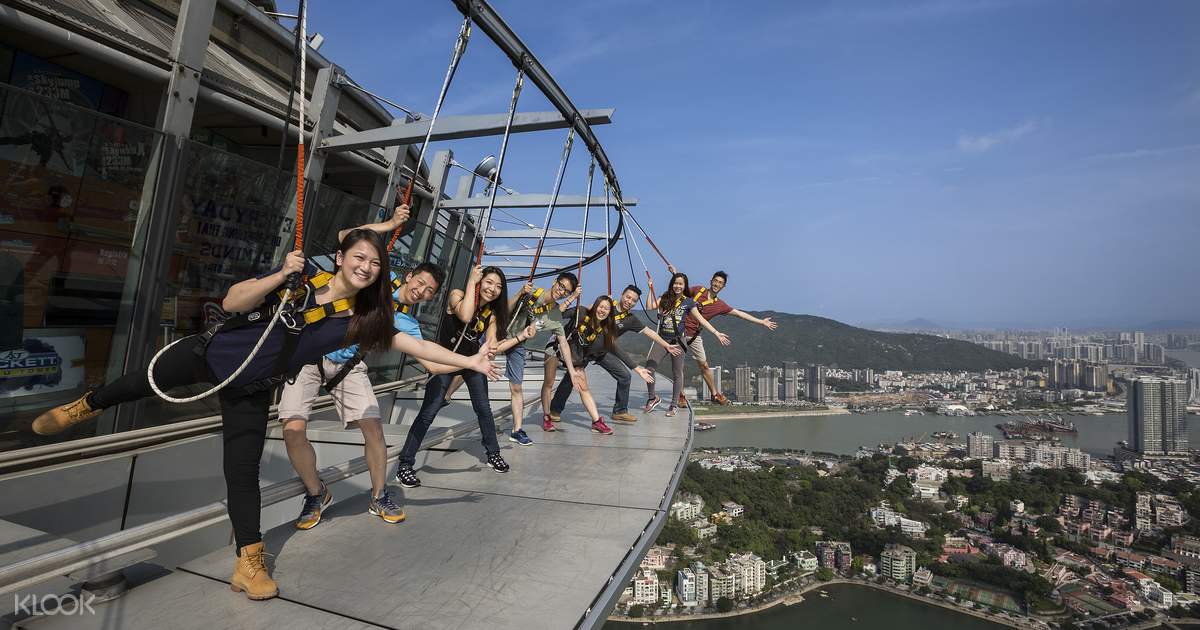 Macau Tower Skywalk dengan Tiket Masuk Gratis