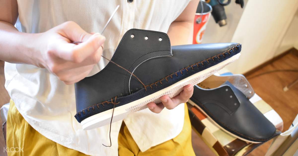 手縫いの外履き靴 手作りキット 送料込 東京の工房から自宅にお届け Klook クルック
