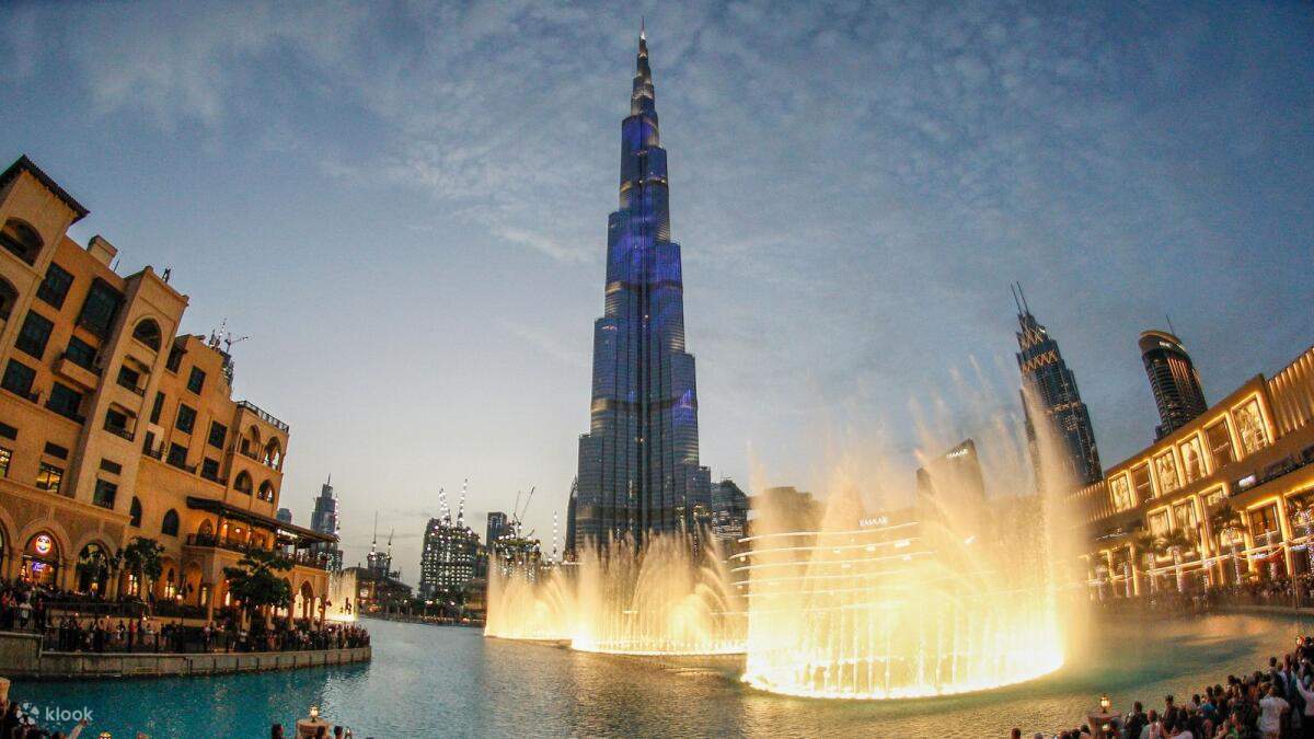 令人驚豔的噴泉表演