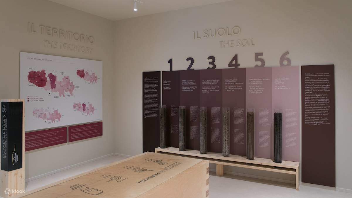 参加者が魅力的な体験型展示を通じてさまざまなワインの香りを発見できる感覚室体験