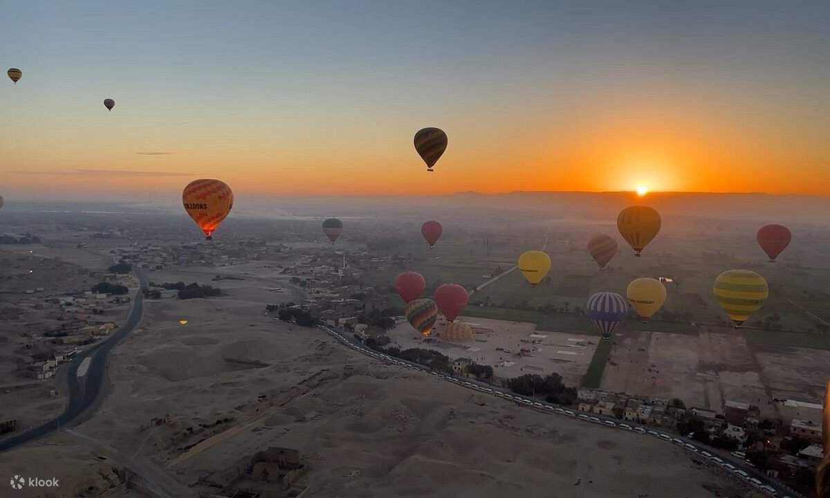 Vistas al Nilo Maravillas del Templo Globo Aerostático de Luxor