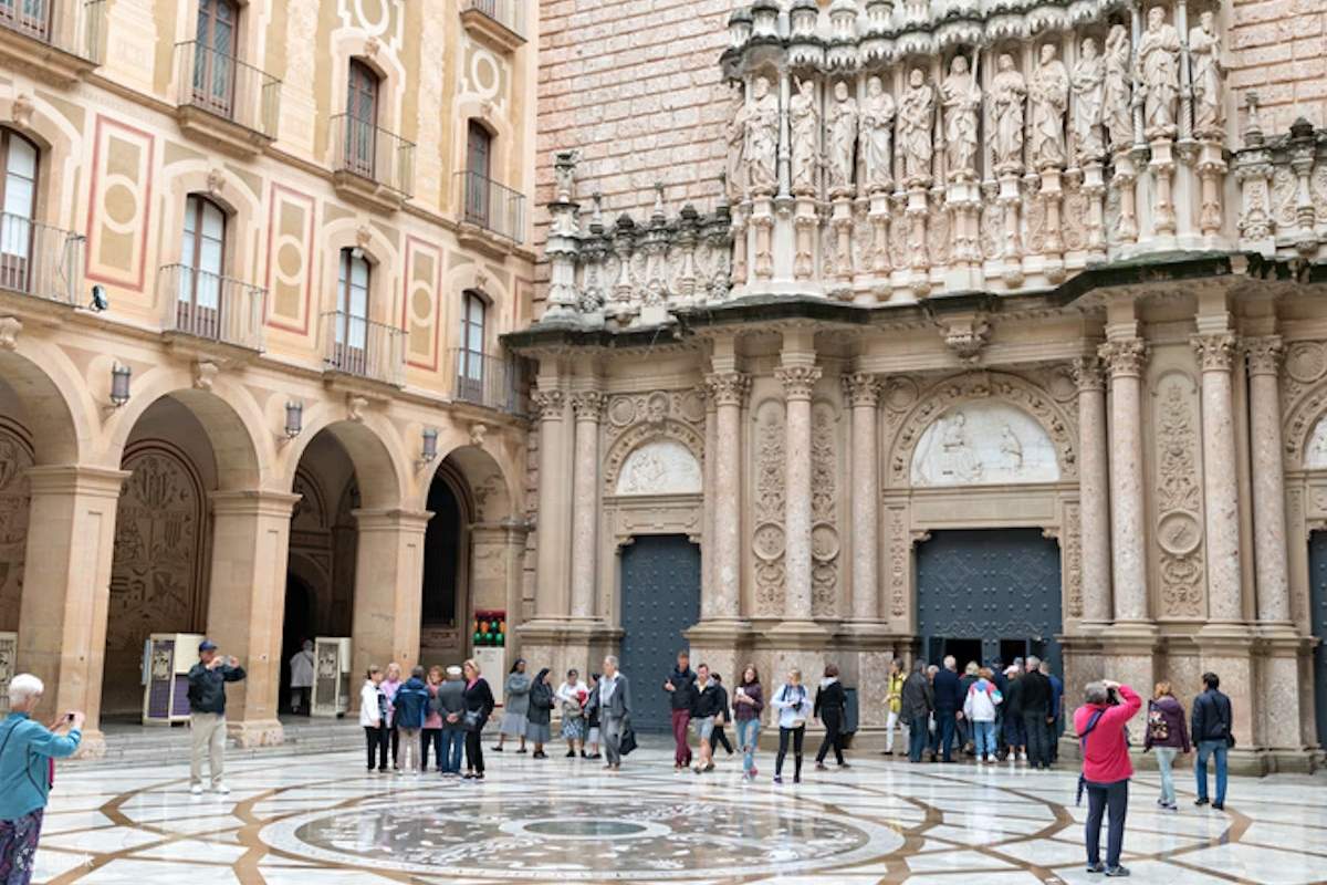 sala en la Abadía de Santa María de Montserrat