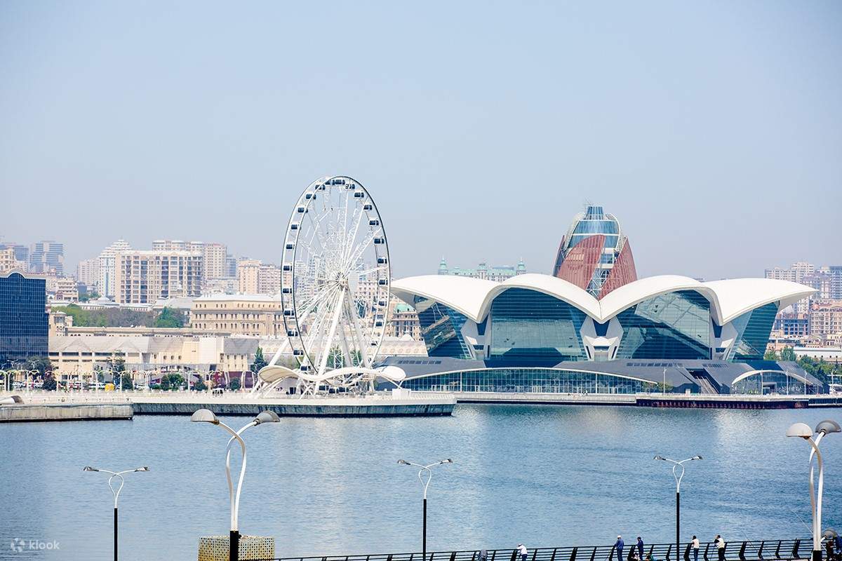 Baku boat tour on the Caspian Sea the world's largest lake