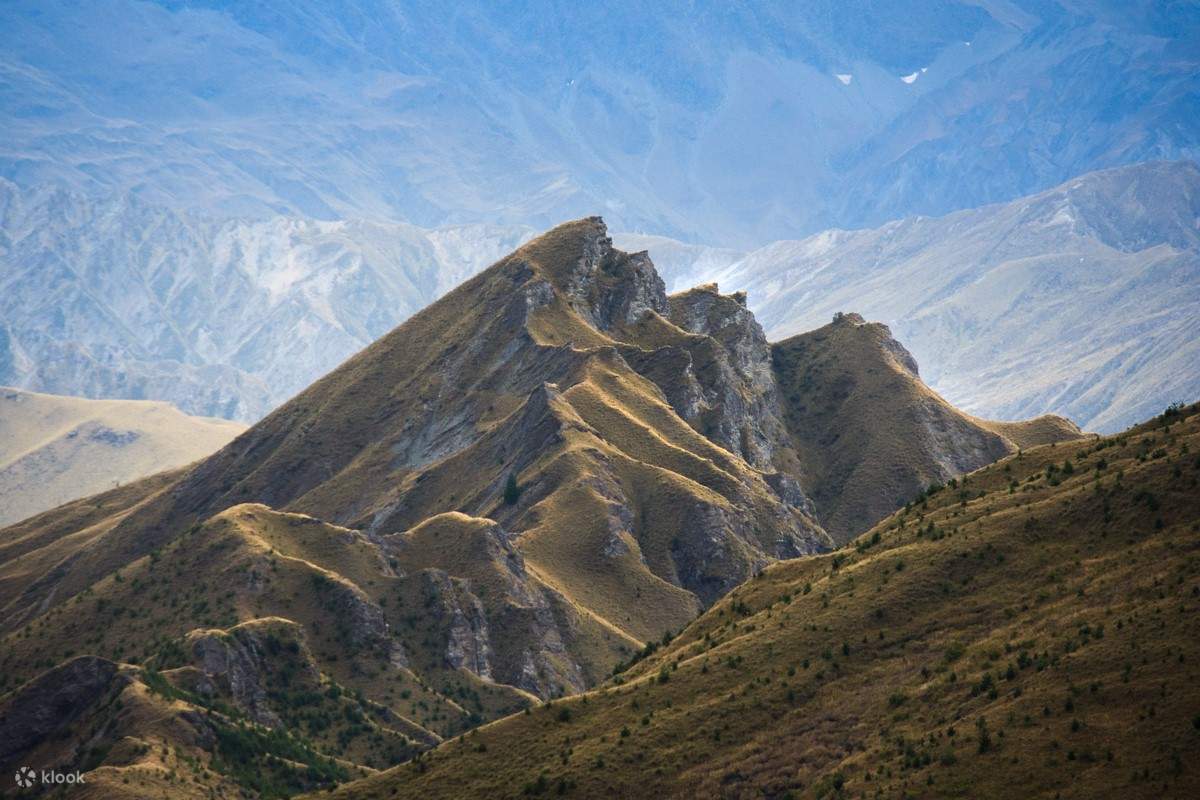 splendida vista di una montagna