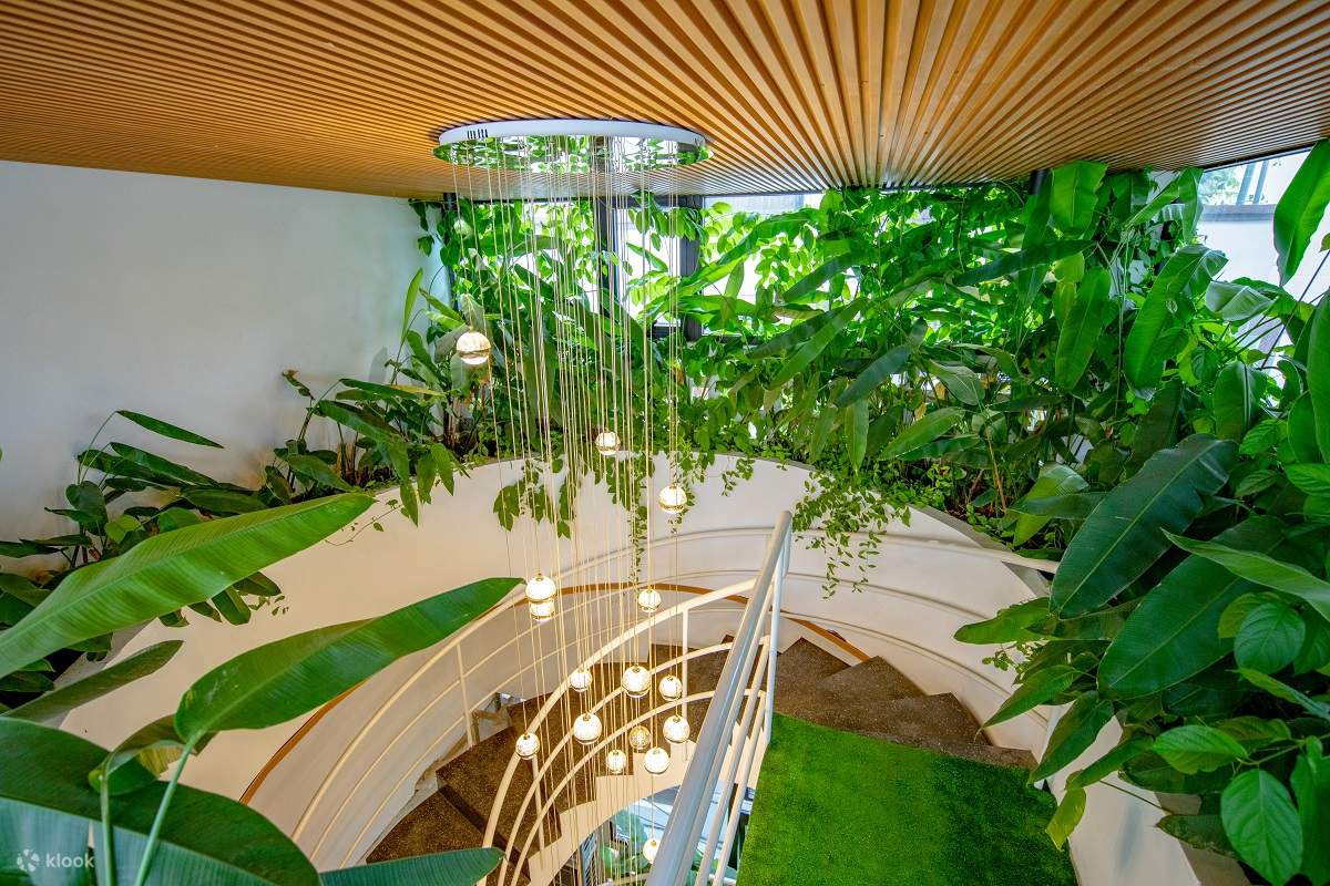 all'interno della Babylon Garden Spa