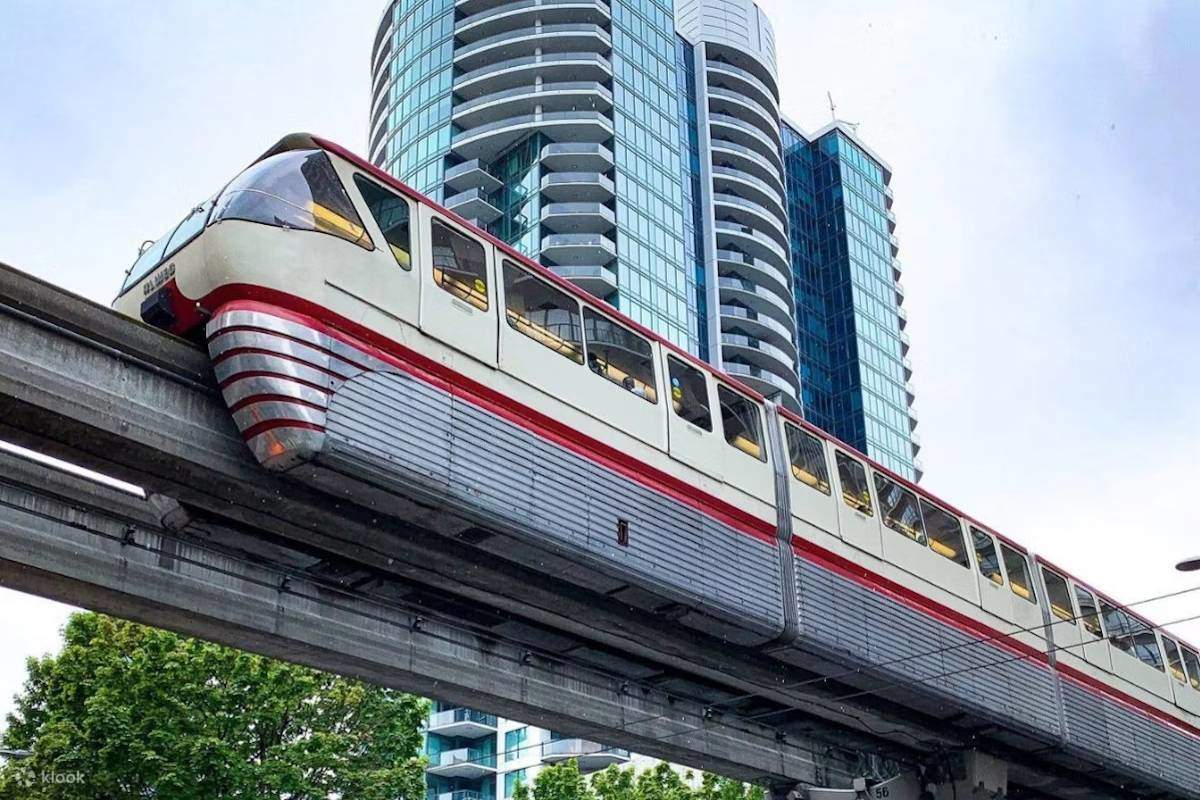 monorail during the day