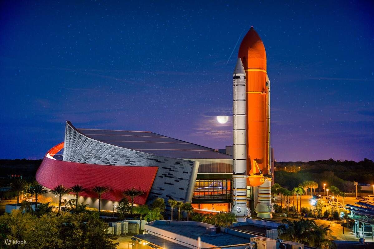 Blick auf ein Space Shuttle