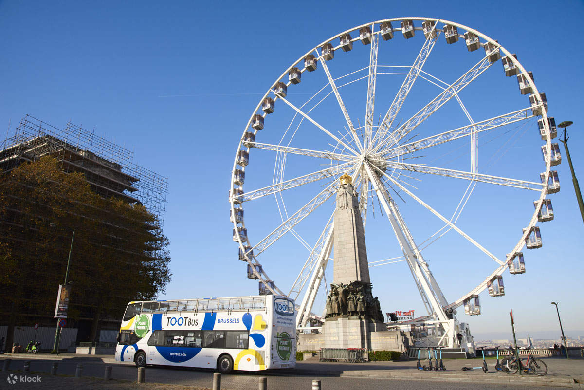 在布魯塞爾摩天輪（The View Grande Roue Bruxelles）上欣賞城市天際線的全景