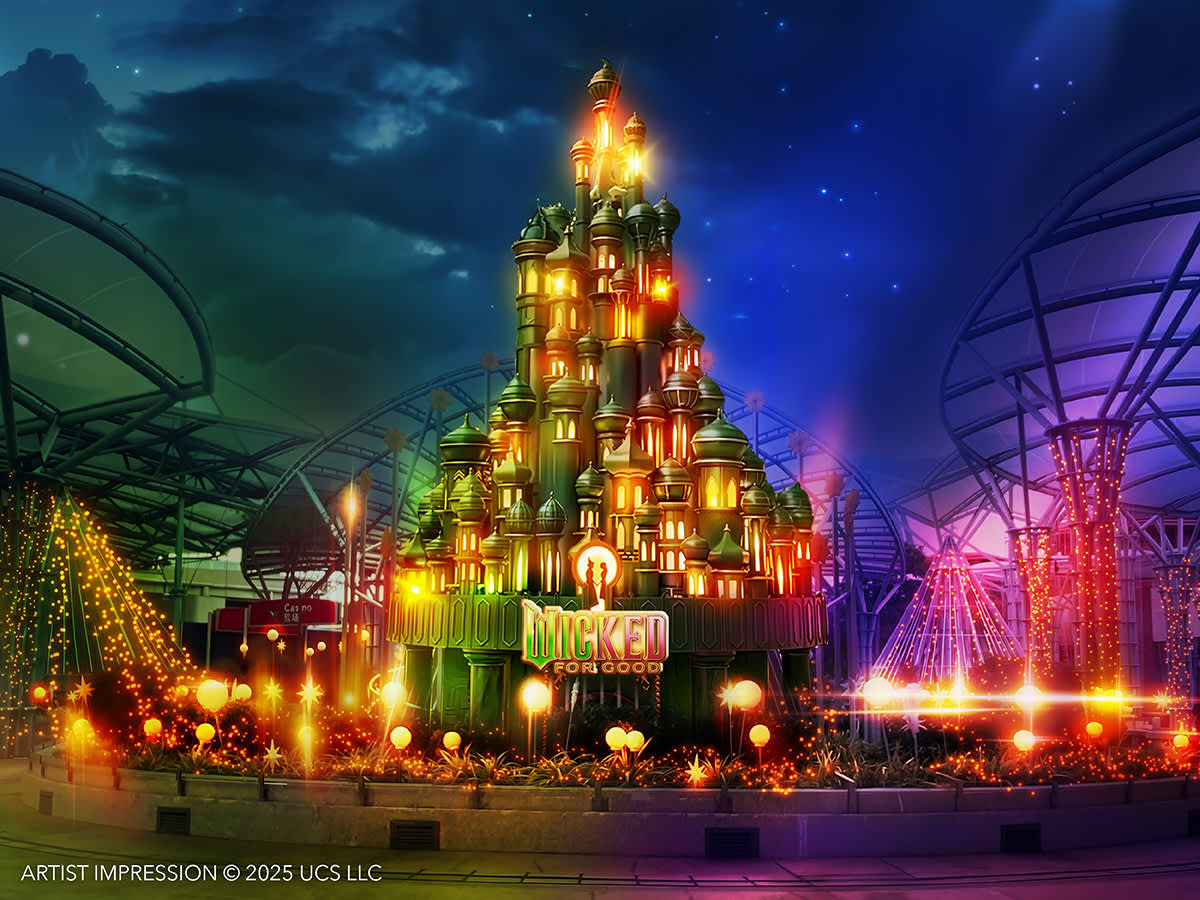 [『ウィキッド 永遠の約束』セントーサ] エメラルドシティ