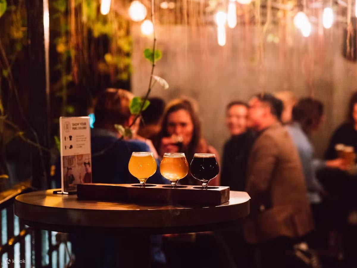 diverse birre artigianali locali, gustose e uniche