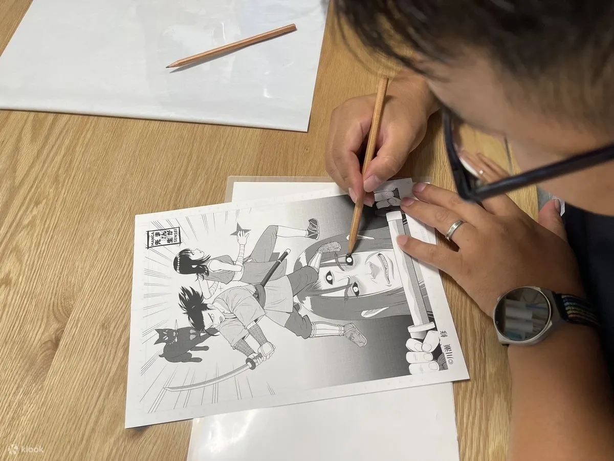 在东京传统房屋中体验漫画 〜120 分钟课程〜