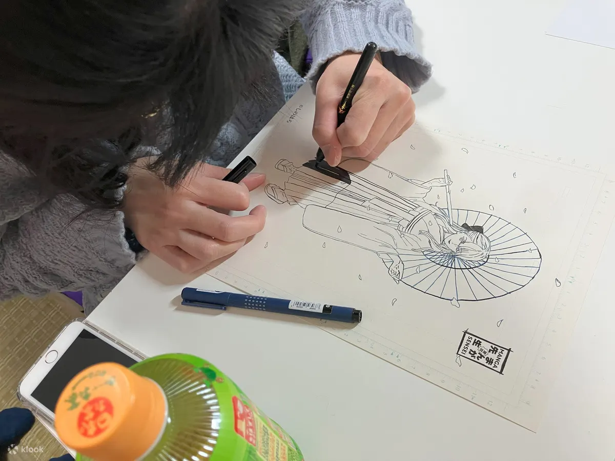 在东京传统房屋中体验漫画 〜120 分钟课程〜