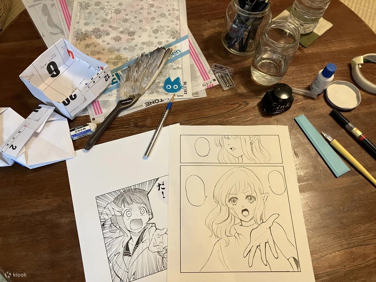 在东京传统房屋中体验漫画 〜120 分钟课程〜