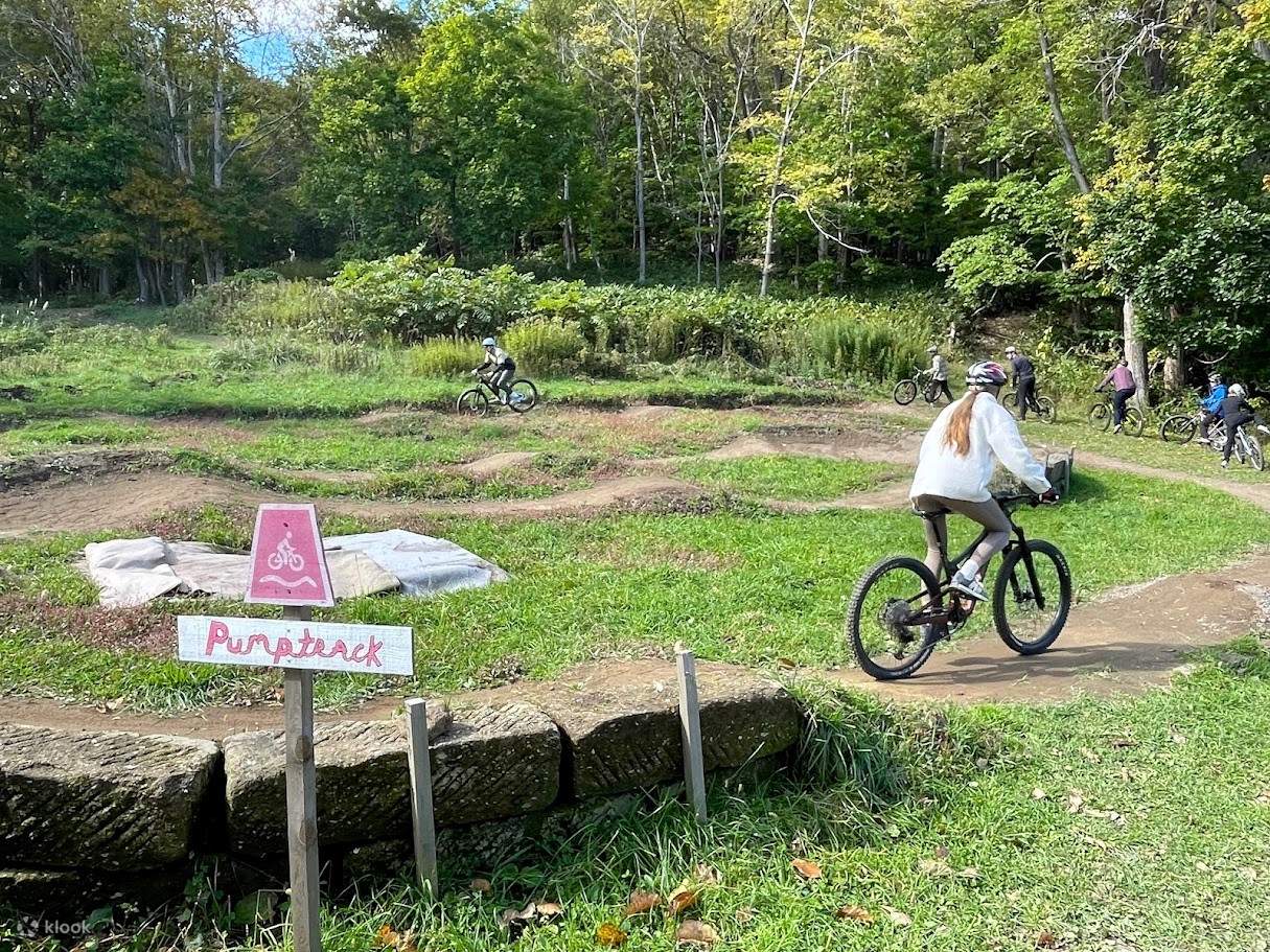 札幌のバイクパークとマウンテンバイク半日自転車ツアーに参加