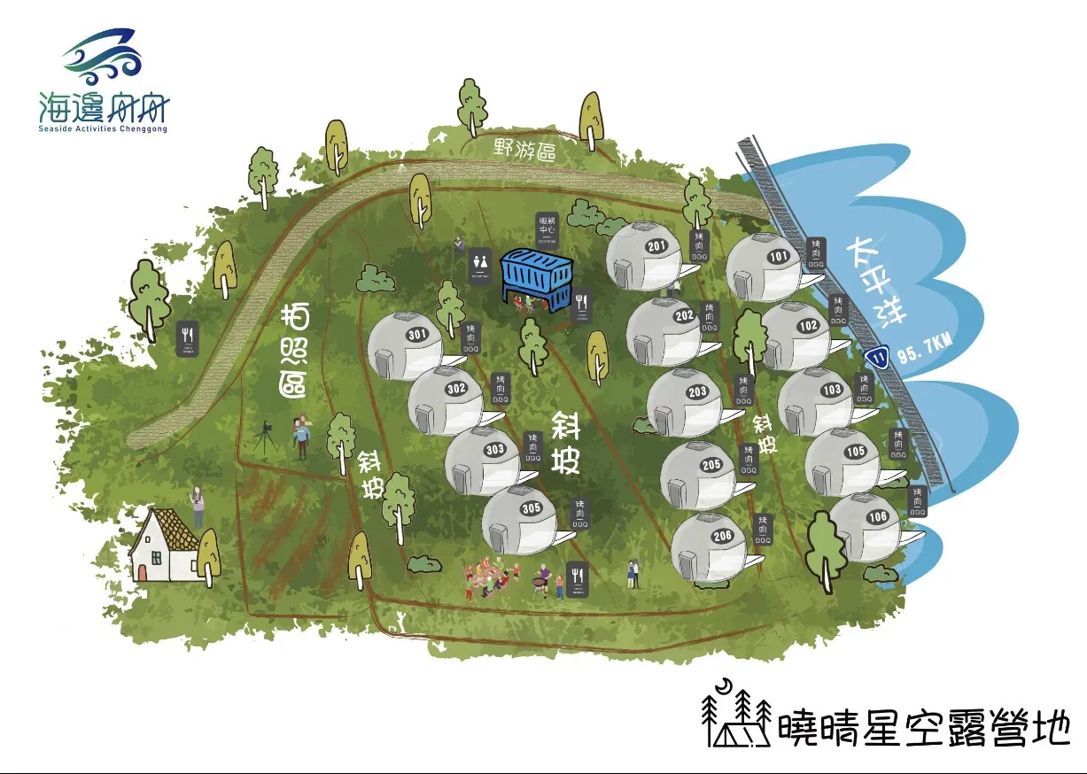 海边舟舟园区地图