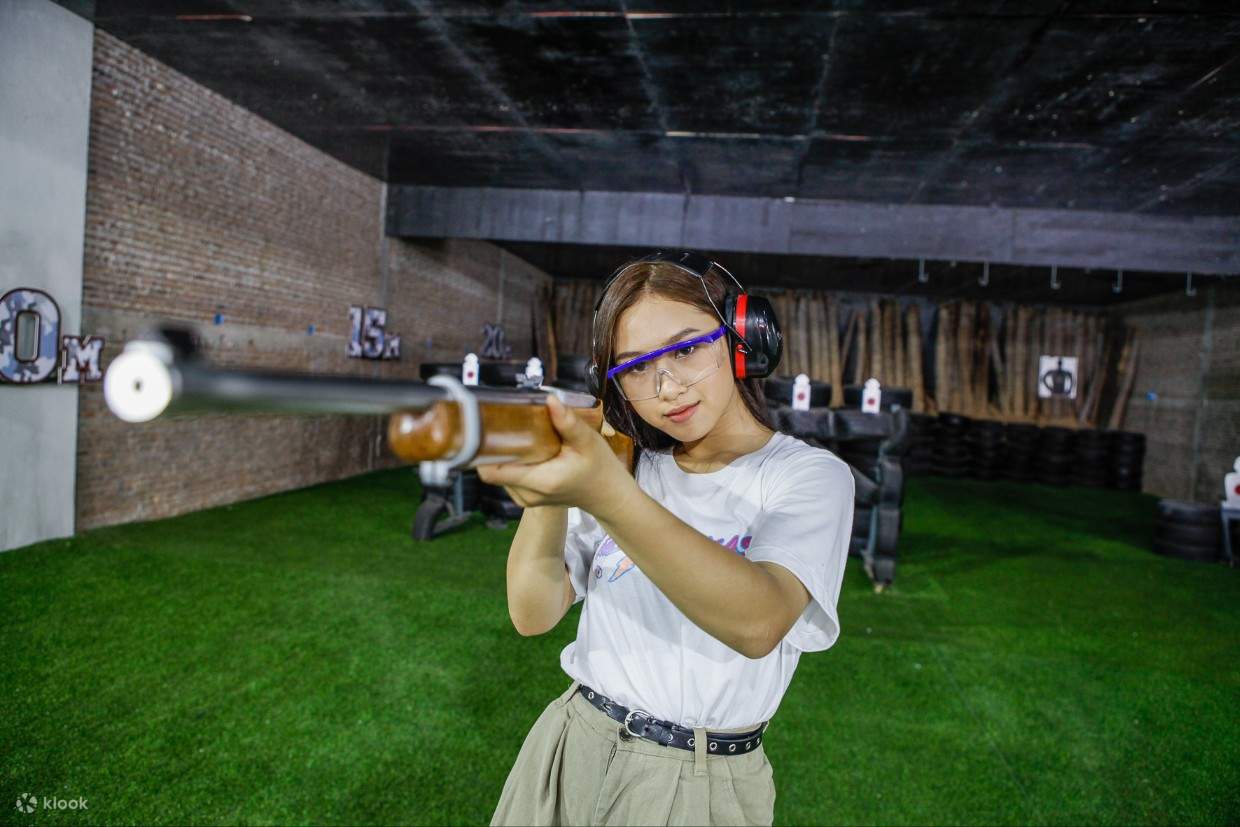 Опыт стрельбы из огнестрельного оружия от Tarzan Adventure Pattaya