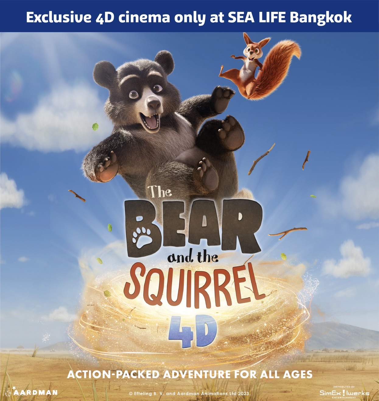 Película exclusiva en 4D