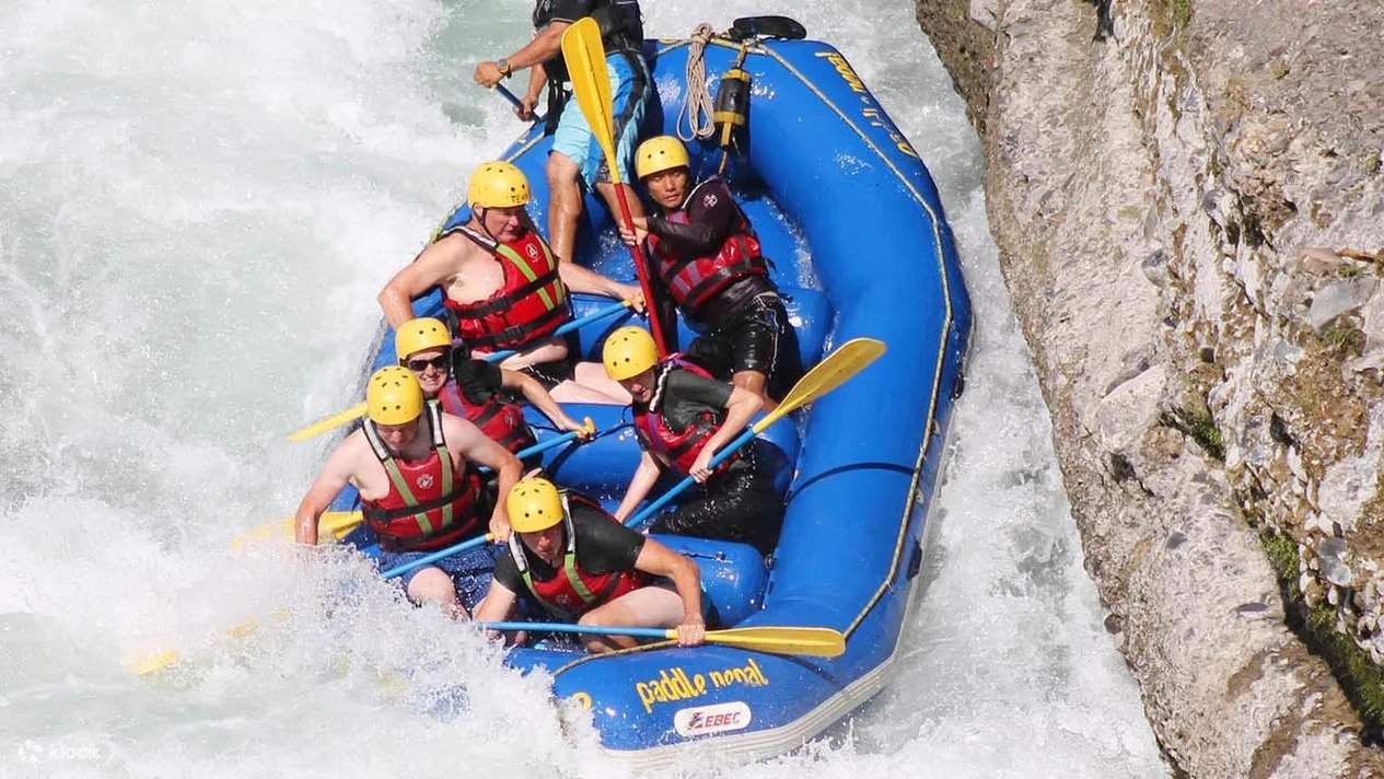 Aventura de rafting en aguas bravas del Trishuli desde Katmandú
